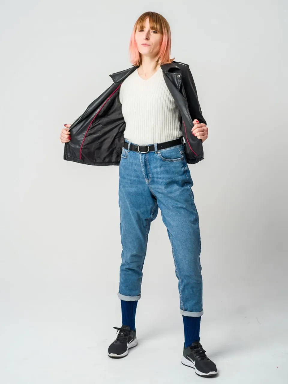Langarmshirt 100% Merinowolle Ecru
