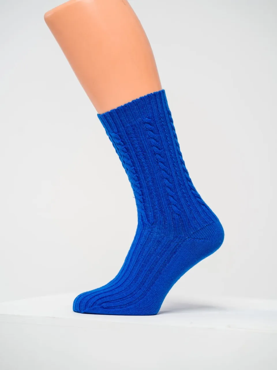 Foto Calzini da donna in lana merino con trecce 6
