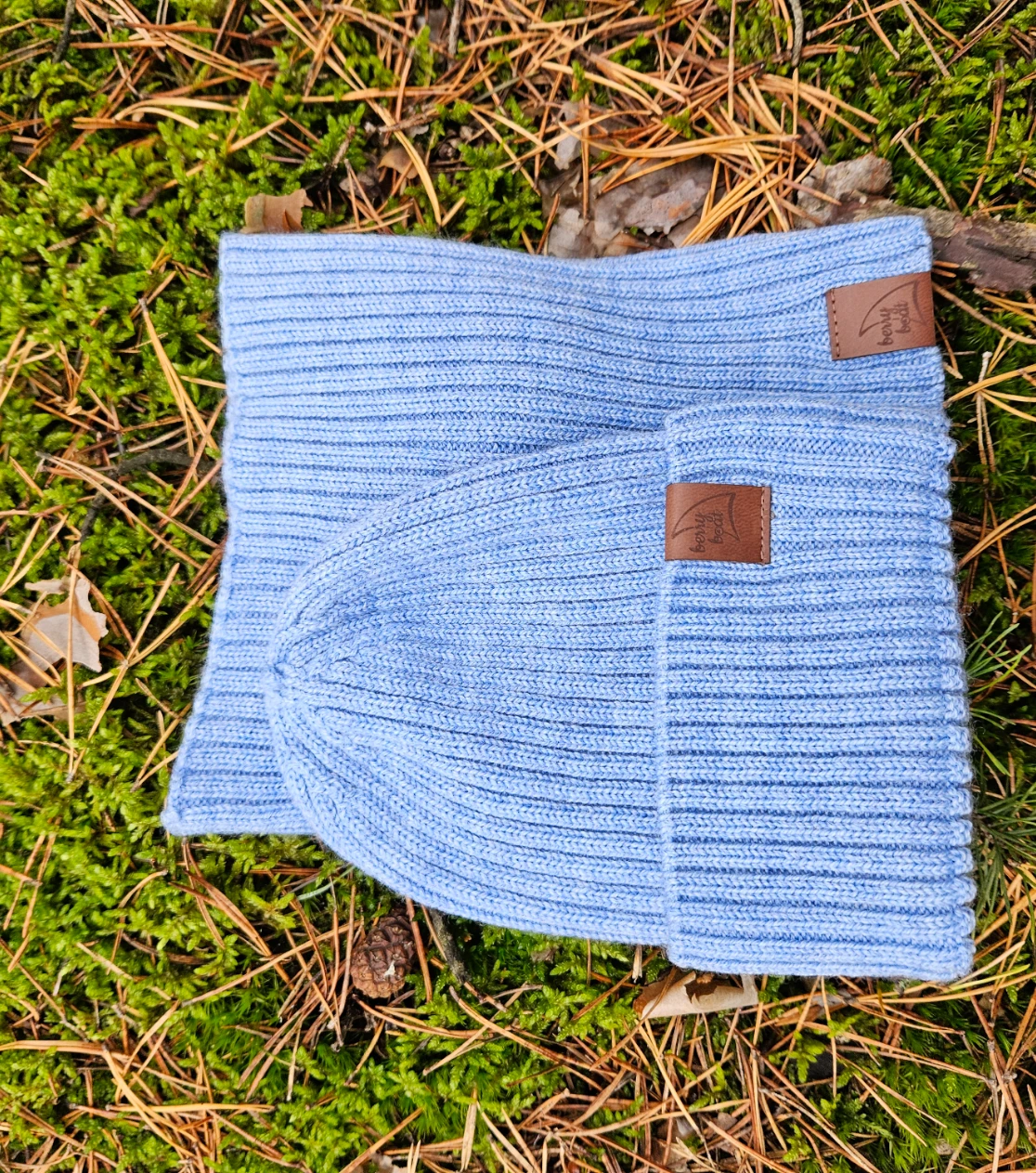 Hellblau Merino-Set