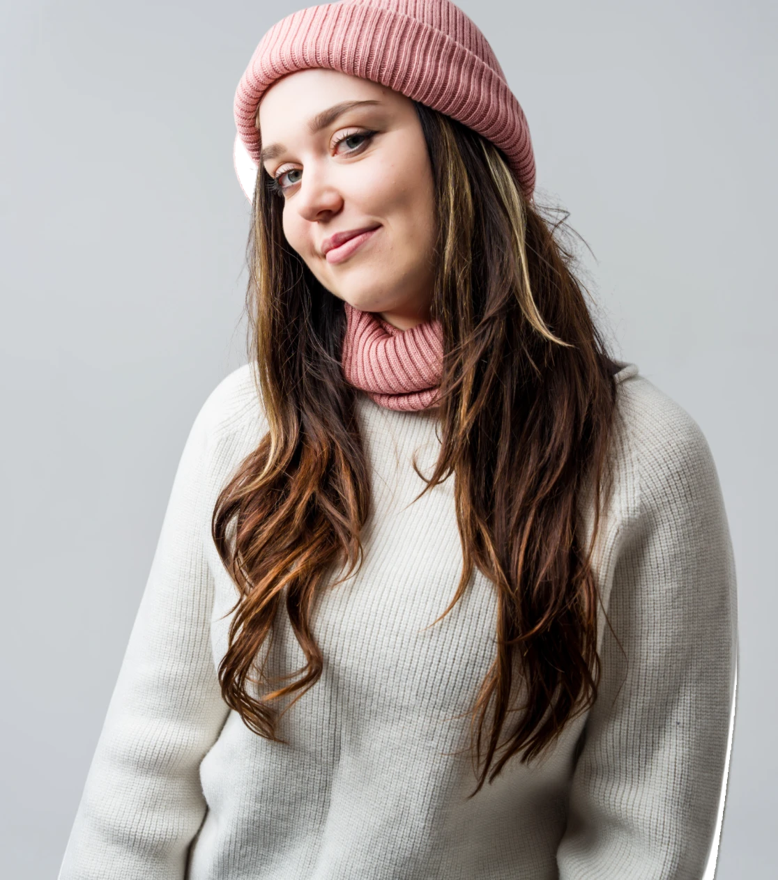 Berryboat Merino Winter Beanie for Men and Women Beanie 156 Powder Pink Elegant Premium