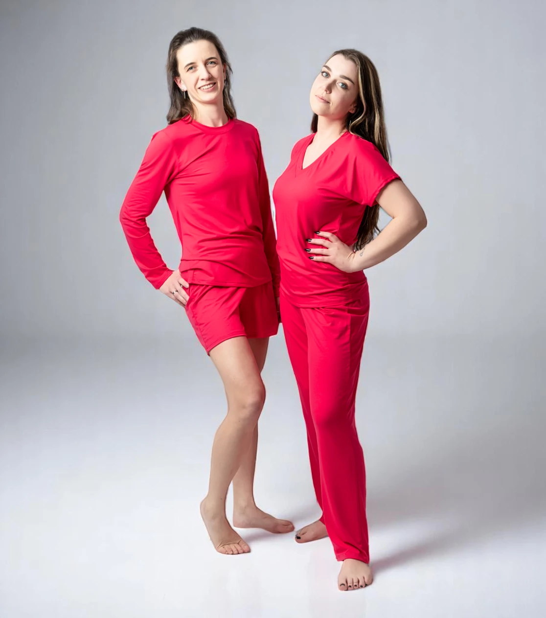 BerryBoat bequemer Bambus-Pyjama kurz und langärmelig 57.webp