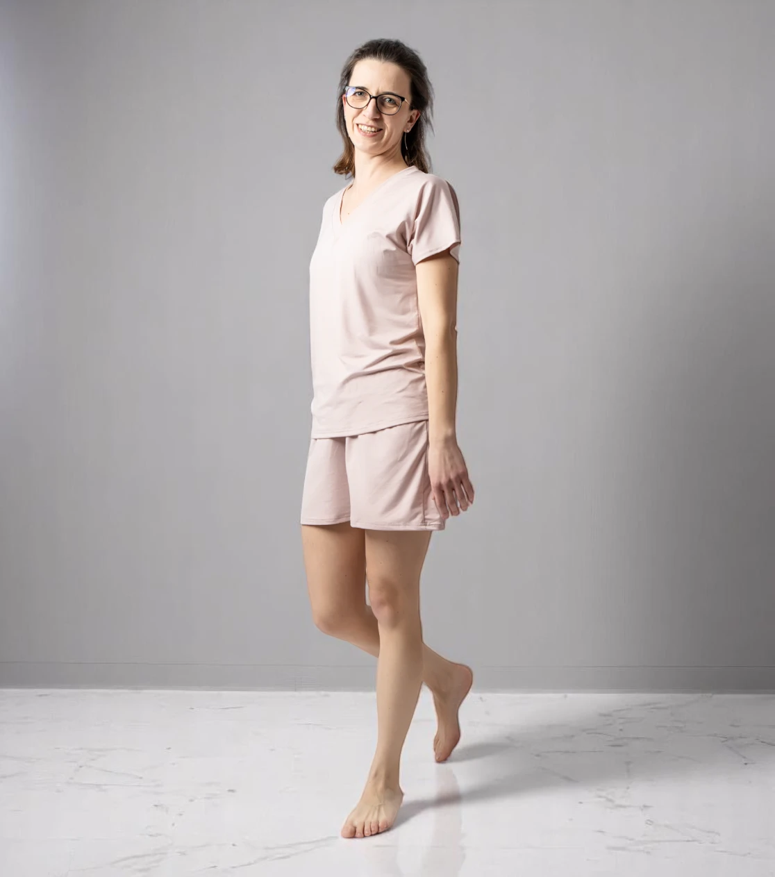 BerryBoat Comfortable Women's Bamboo Pajama Set - Short and Long Sleeves 133.webp