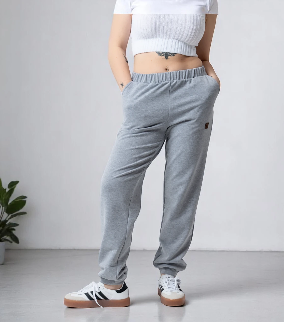 BerryBoat Joggers de punto suave con sudadera ancha 13.webp