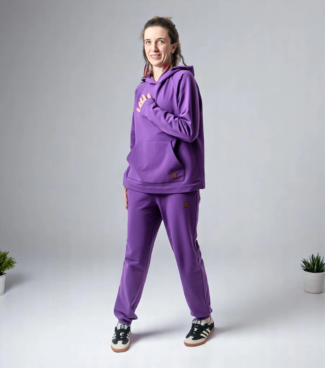 Everyday Unisex Purple Sweatpants Joggers