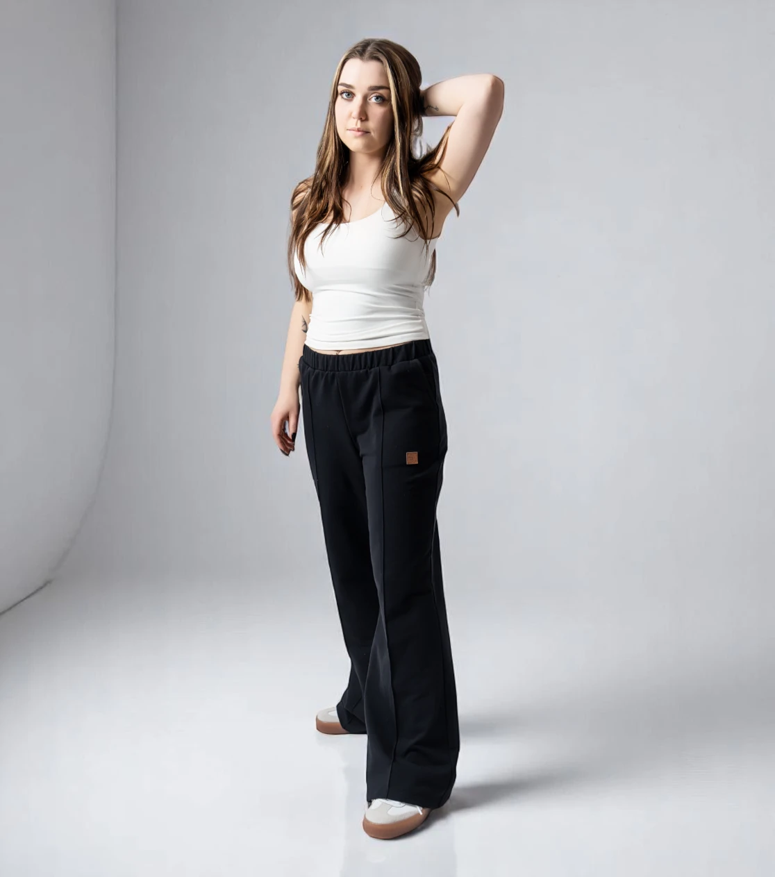 BerryBoat Relaxed Wide Sweatpants with Crease 84.webp