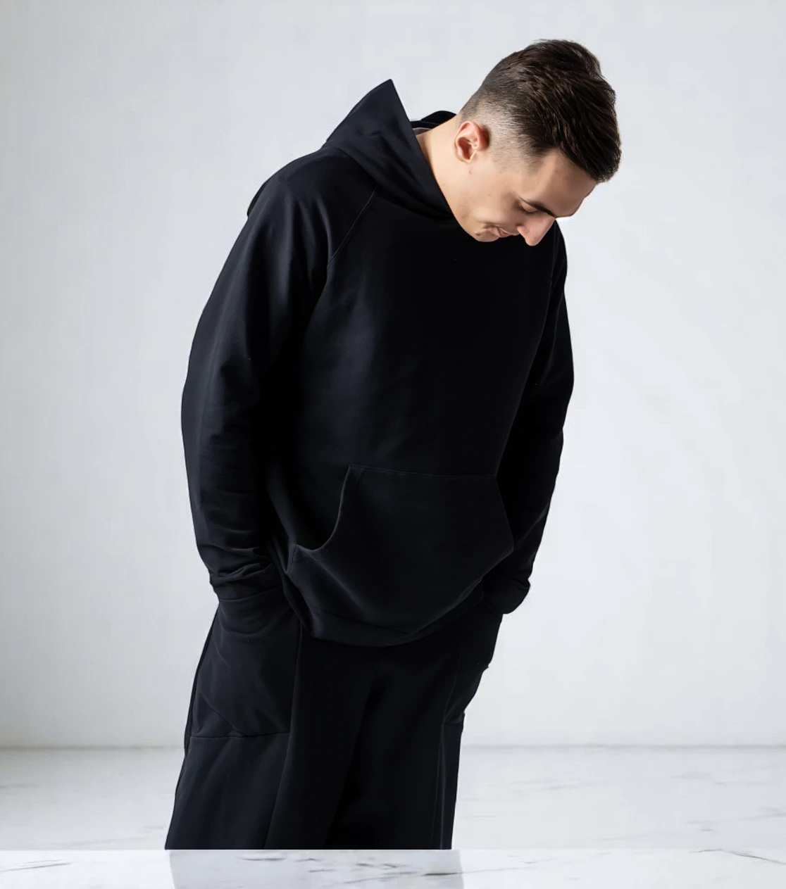 BerryBoat Loose Tracksuit Pants and Hoodie with Crease 66.webp