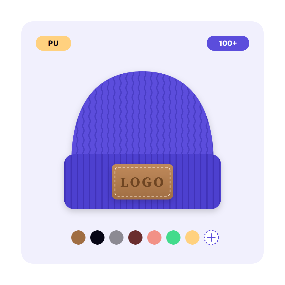 Personalisation — faux leather (PU) patch