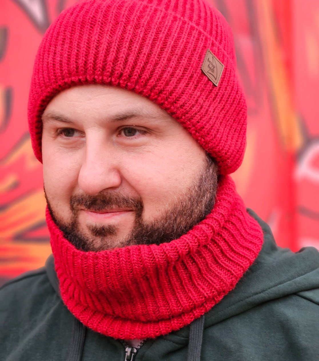 Soft Winter Set: Alpaca and Wool Beanie and Neck Warmer, Breathable and Comfortable