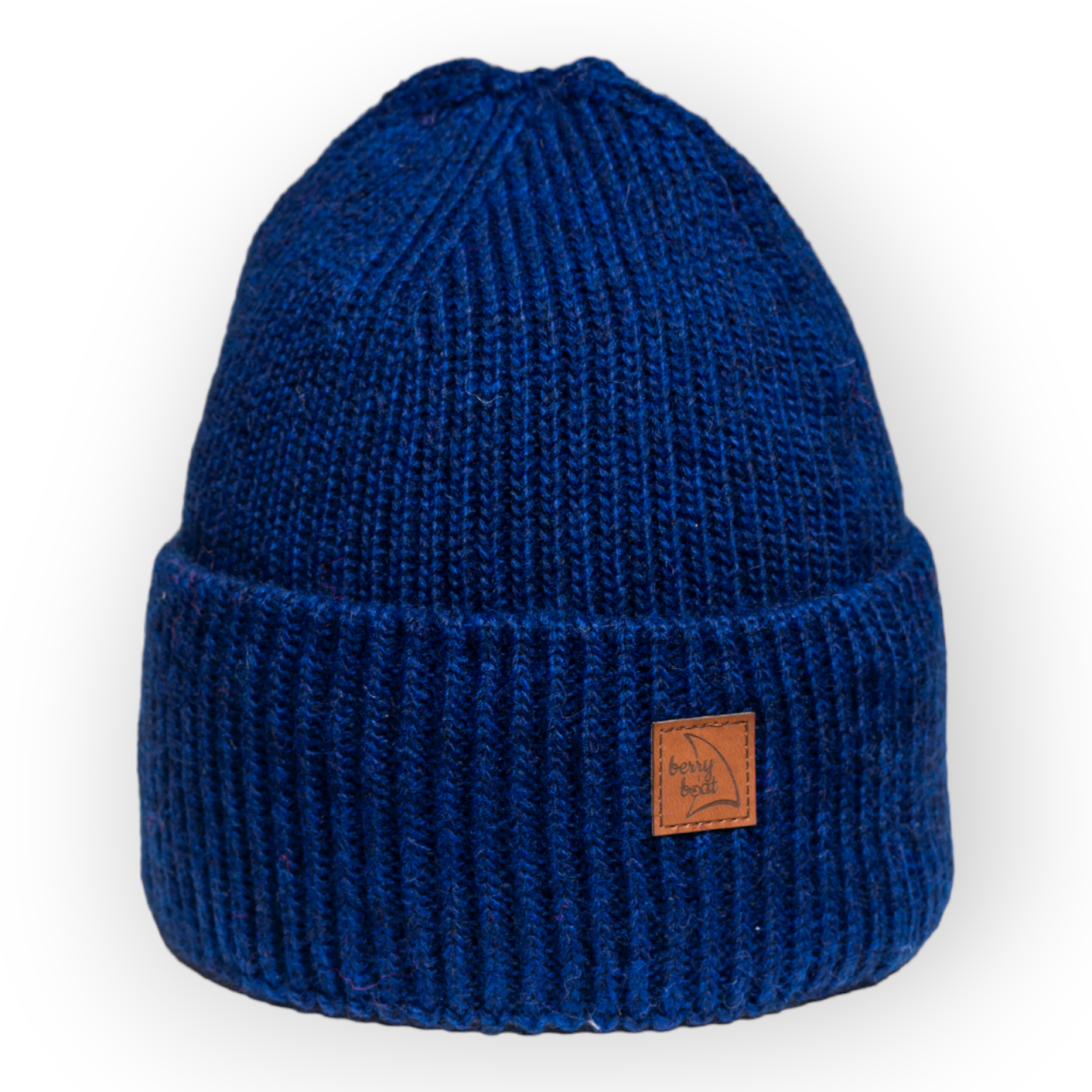 Warm and Comfortable Basic Alpaca and Wool Beanie Navy Blue