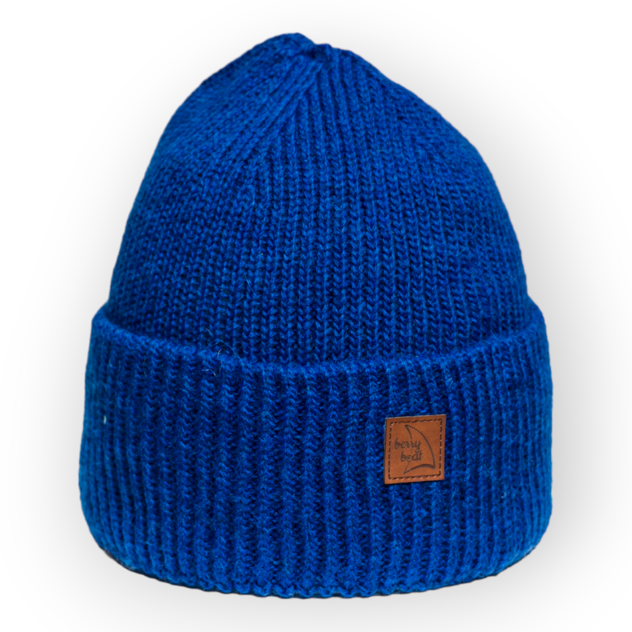 Basic Alpaca and Wool Beanie Cobalt Blue