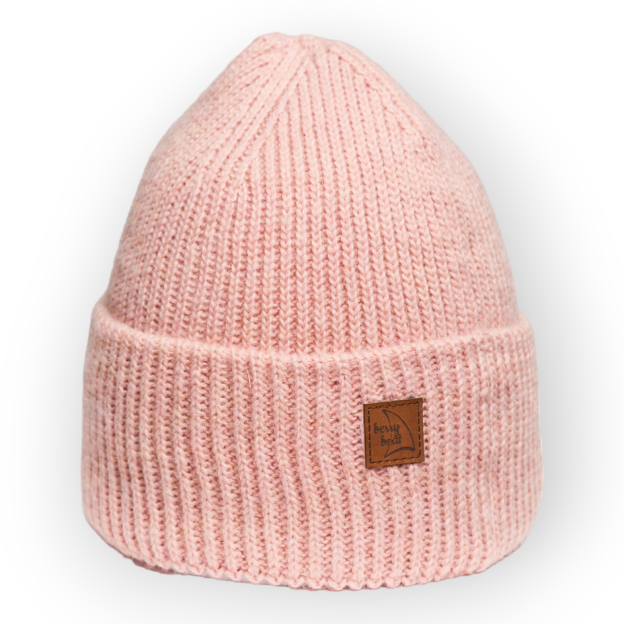 Basic Alpaca and Wool Beanie Dusty Pink