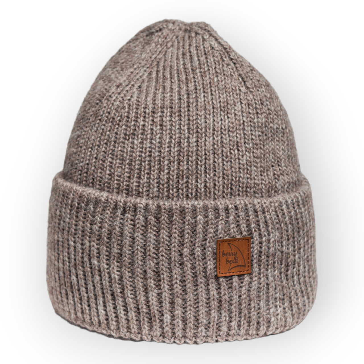 Versatile Basic Alpaca and Wool Beanie Taupe