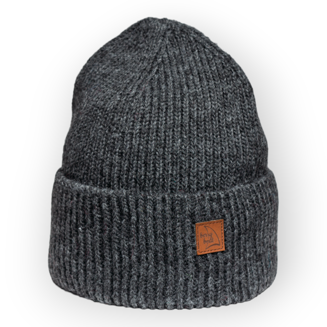 Soft Basic Alpaca and Wool Beanie Graphite