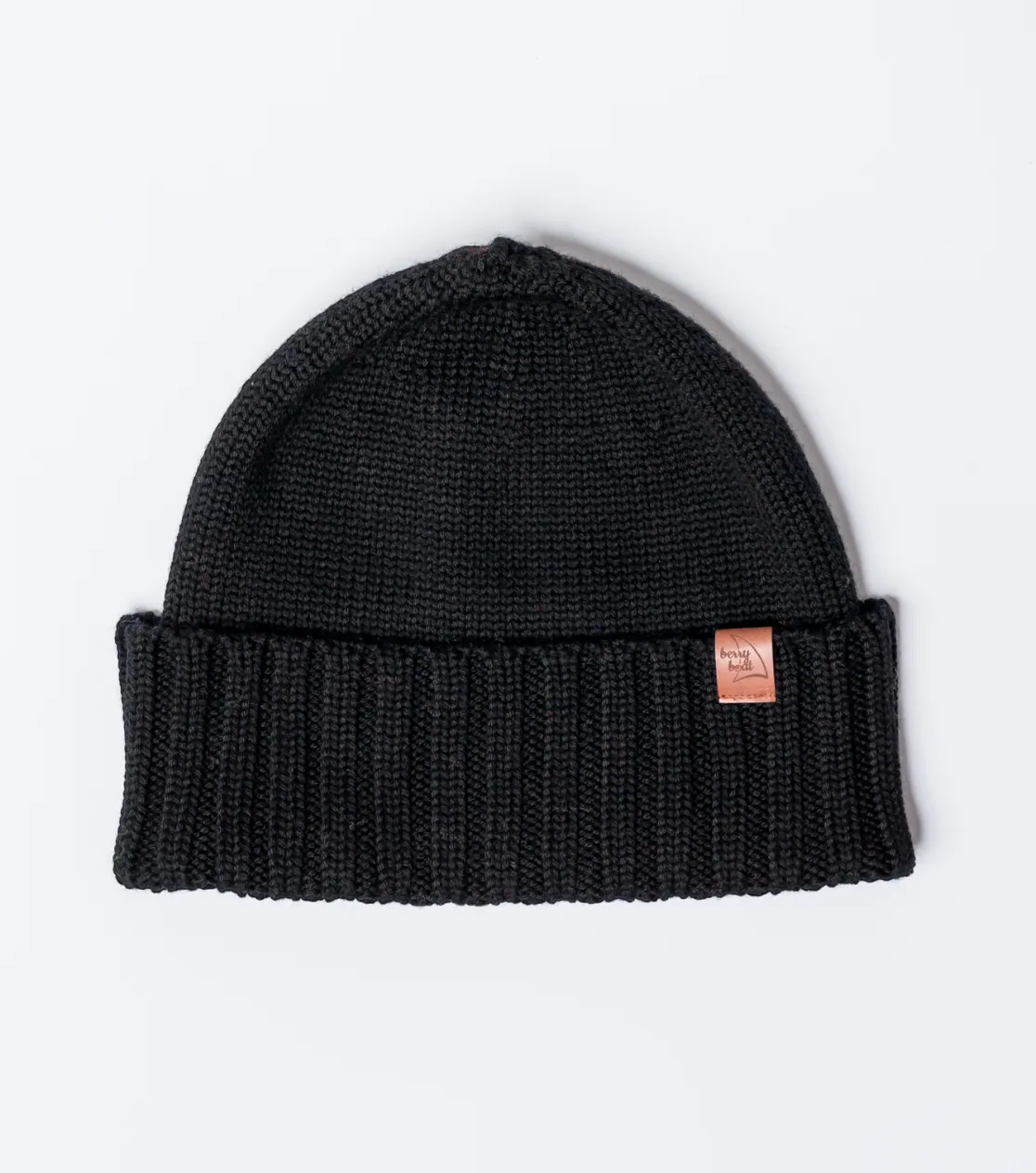 Berretto invernale spesso da uomo in merino - lungo con risvolto 2 in 1, prodotto in Polonia Berryboat