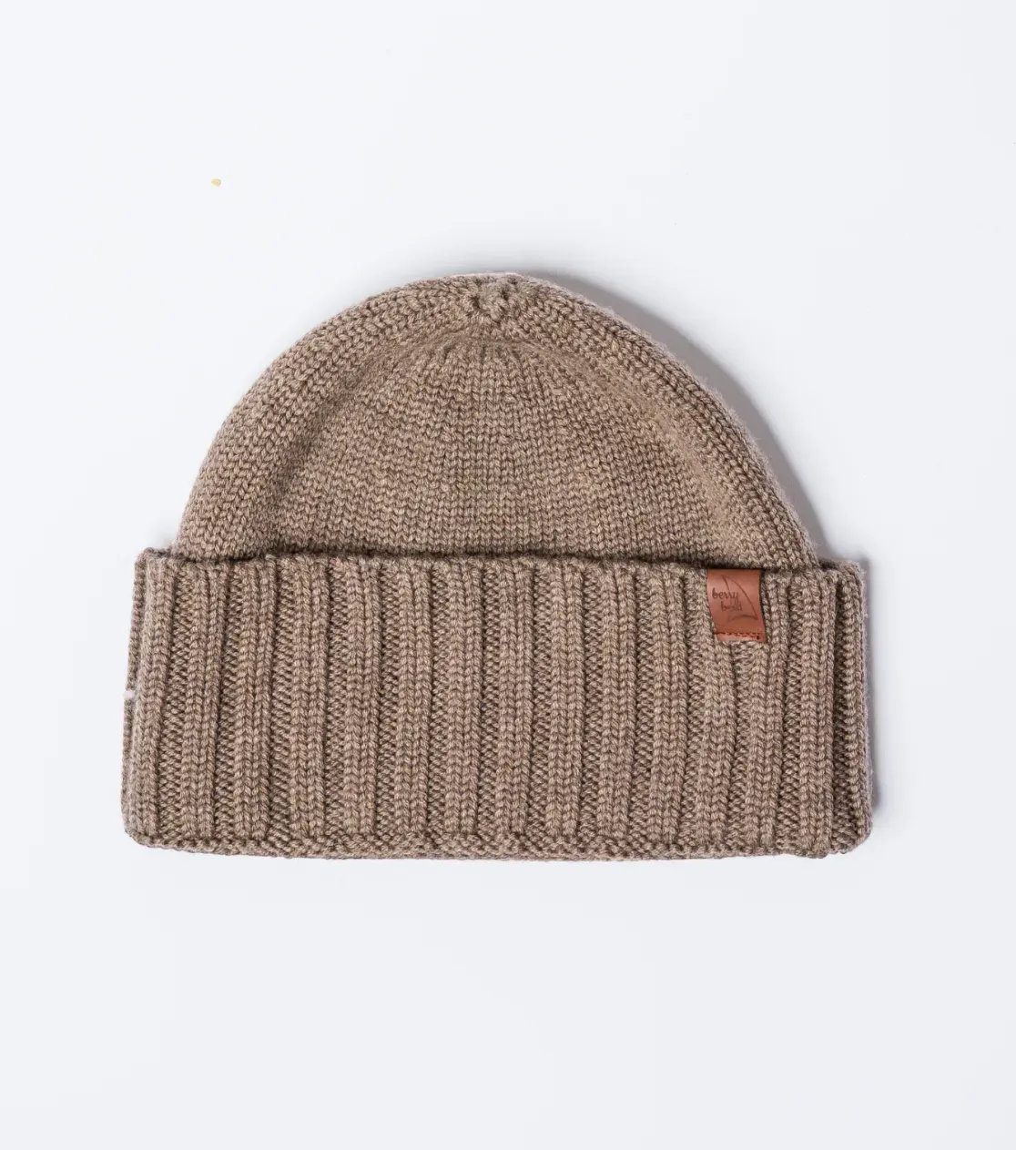 Men's Thick Winter Merino Beanie - Long with Fold 2-in-1 Wool Beanie Polish Production Berryboat