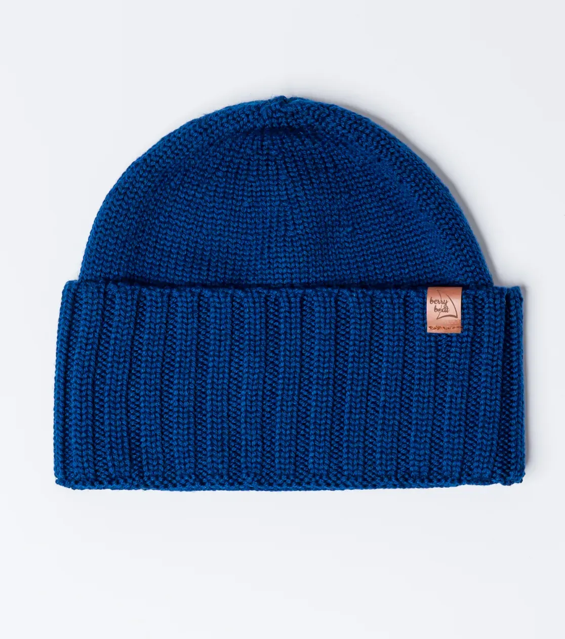 Herren dicke Wintermütze Merino Beanie lang mit Umschlag 2-in-1 Wollmütze aus polnischer Herstellung Berryboat